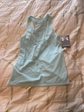 Under Armour Mint Green Racerback Performance Tank